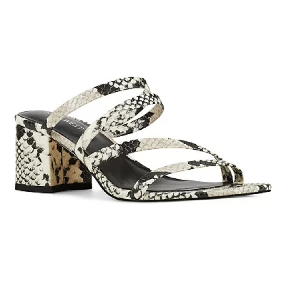 Nine West Mace Women's Strappy Dress Sandals, Snake, Size 11